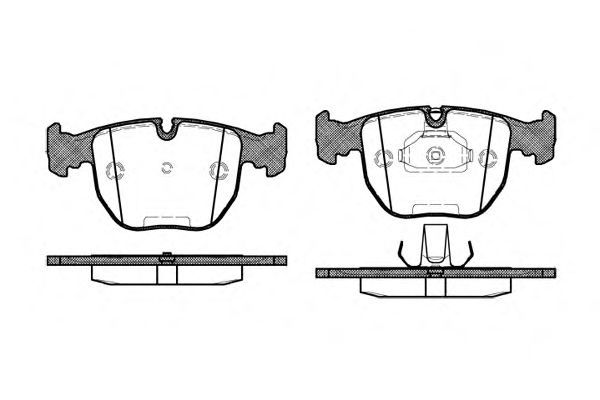 Set di 4 pastiglie freno ROADHOUSE 2596.10