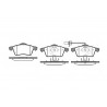 Set di 4 pastiglie freno ROADHOUSE 2618.01