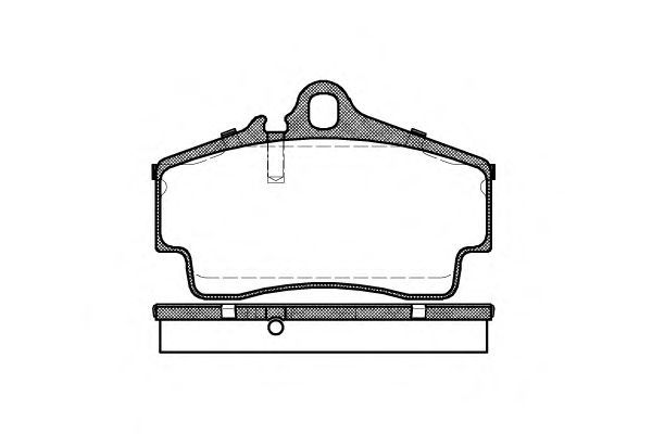 Set di 4 pastiglie freno ROADHOUSE 2654,00