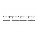 Set di 4 pastiglie freno ROADHOUSE 2698.01