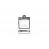 Set di 4 pastiglie freno ROADHOUSE 2709,00