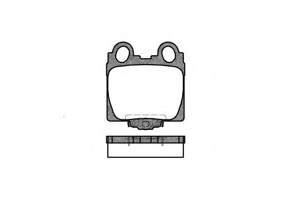 Set di 4 pastiglie freno ROADHOUSE 2743.04