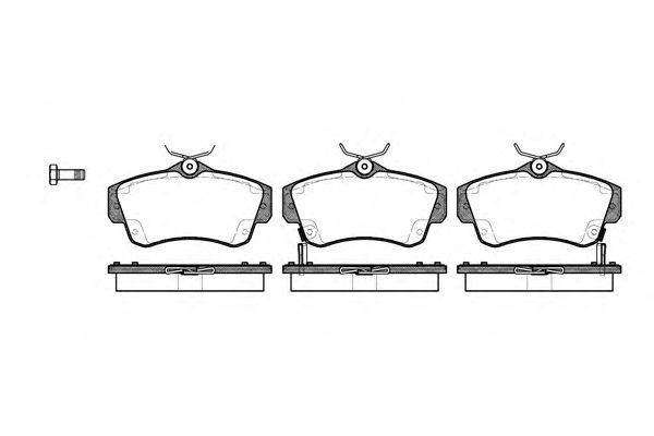 Set di 4 pastiglie freno ROADHOUSE 2753.02