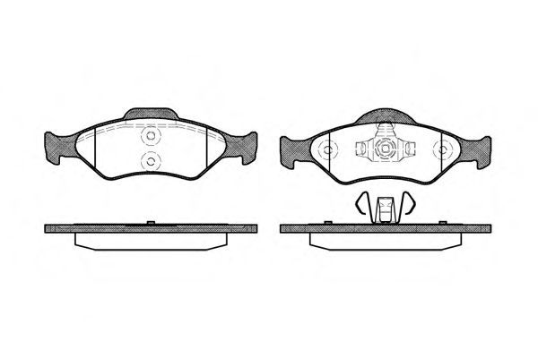 Set di 4 pastiglie freno ROADHOUSE 2765,00