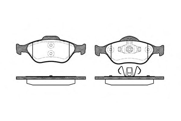 Set di 4 pastiglie freno ROADHOUSE 2766,00