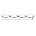 Set di 4 pastiglie freno ROADHOUSE 2772.02
