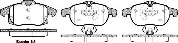 Set di 4 pastiglie freno ROADHOUSE 2888.40
