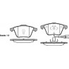 Set di 4 pastiglie freno ROADHOUSE 2964.41