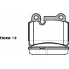 Set di 4 pastiglie freno ROADHOUSE 21240.00