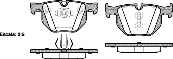 Set di 4 pastiglie freno ROADHOUSE 2381.61