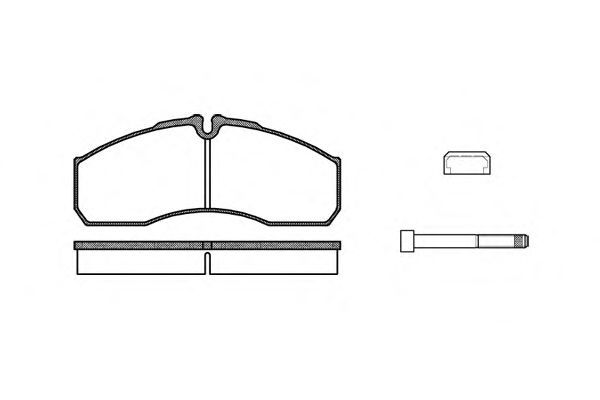 Set di 4 pastiglie freno ROADHOUSE 2651.86