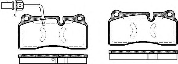 Set di 4 pastiglie freno ROADHOUSE 2983.11