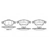Set di 4 pastiglie freno ROADHOUSE 21248.10