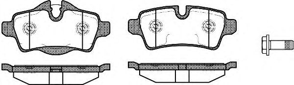 Set di 4 pastiglie freno ROADHOUSE 21344.00