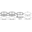 Set di 4 pastiglie freno ROADHOUSE 2876.41