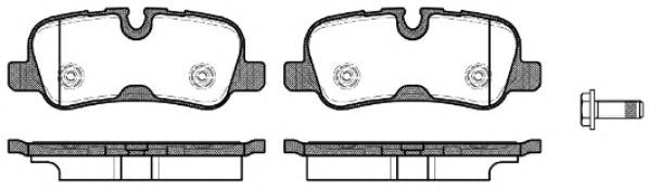 Set di 4 pastiglie freno ROADHOUSE 21159.10