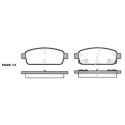 Set di 4 pastiglie freno ROADHOUSE 21432.02