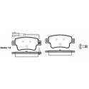 Set di 4 pastiglie freno ROADHOUSE 21198.02