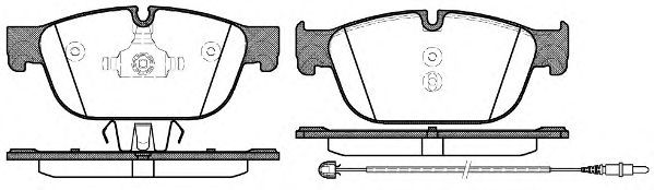 Set di 4 pastiglie freno ROADHOUSE 21451.01