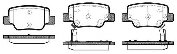 Set di 4 pastiglie freno ROADHOUSE 21452.02