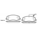 Set di 4 pastiglie freno ROADHOUSE 21442.01