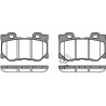 Set di 4 pastiglie freno ROADHOUSE 21365.01