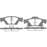 Set di 4 pastiglie freno ROADHOUSE 21446.02
