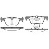 Set di 4 pastiglie freno ROADHOUSE 21476.00