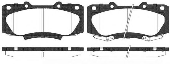 Set di 4 pastiglie freno ROADHOUSE 21468.02