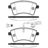 Set di 4 pastiglie freno ROADHOUSE 21351.01
