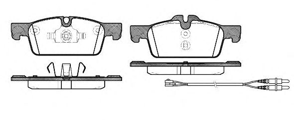 Set di 4 pastiglie freno ROADHOUSE 21461.01