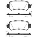 Set di 4 pastiglie freno ROADHOUSE 21507.00