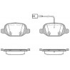 Set di 4 pastiglie freno ROADHOUSE 2727.22