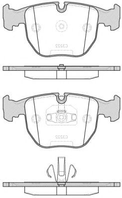 Set di 4 pastiglie freno ROADHOUSE 2596.20