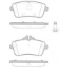 Set di 4 pastiglie freno ROADHOUSE 21503.10