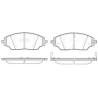 Set di 4 pastiglie freno ROADHOUSE 21537.02