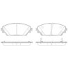 Set di 4 pastiglie freno ROADHOUSE 21569.02