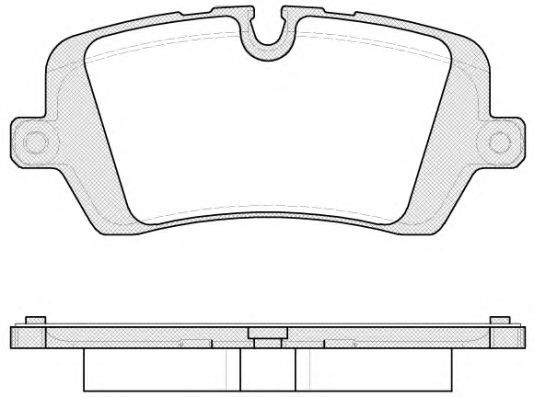 Set di 4 pastiglie freno ROADHOUSE 21541.00