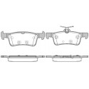 Set di 4 pastiglie freno ROADHOUSE 21563.10