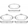 Set di 4 pastiglie freno ROADHOUSE 21592.08