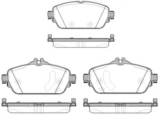 Set di 4 pastiglie freno ROADHOUSE 21592.08