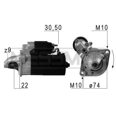 Motorino d'avviamento