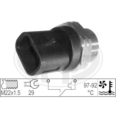 Termocontatto, Ventola radiatore