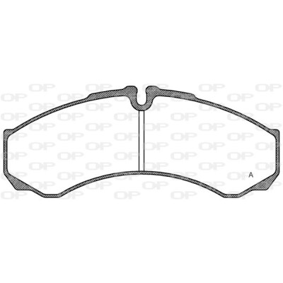 Kit pastiglie freno, Freno a disco OPEN PARTS BPA0651.10