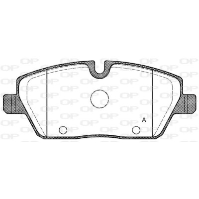 Kit pastiglie freno, Freno a disco OPEN PARTS BPA1131.00
