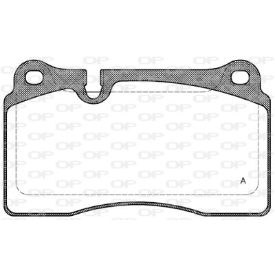 Kit pastiglie freno, Freno a disco OPEN PARTS BPA1200.00