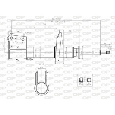 Ammortizzatore OPEN PARTS SAB8045.31