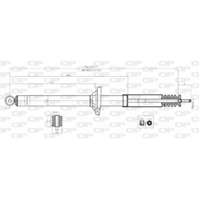 Ammortizzatore OPEN PARTS SAB8048.32