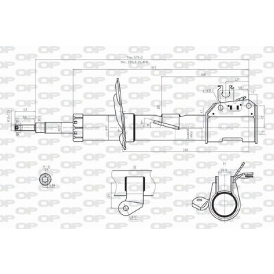 Ammortizzatore OPEN PARTS SAB8053.31