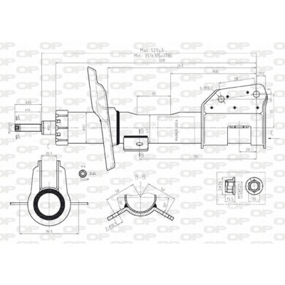 Ammortizzatore OPEN PARTS SAB8068.31